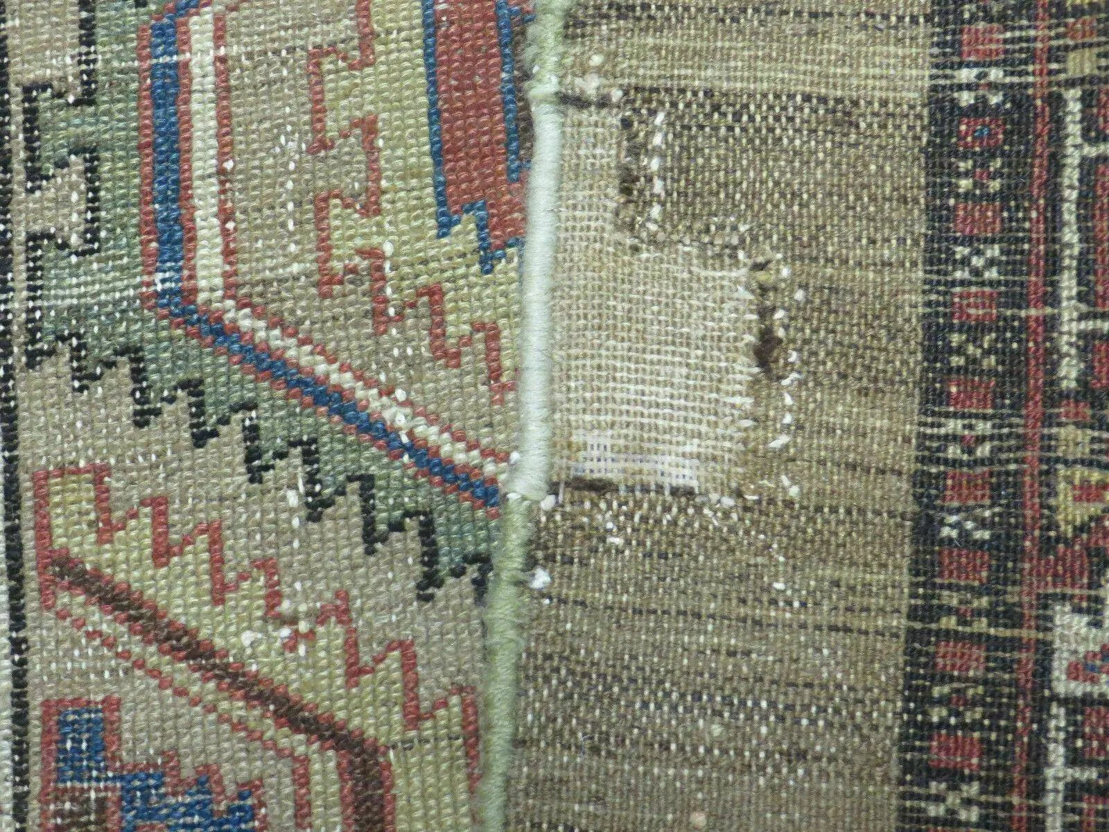 3'4" X 12' Antique Hand Made Turkish Wool Rug Runner Carpet Camel Hair Nice by Jewel Rugs