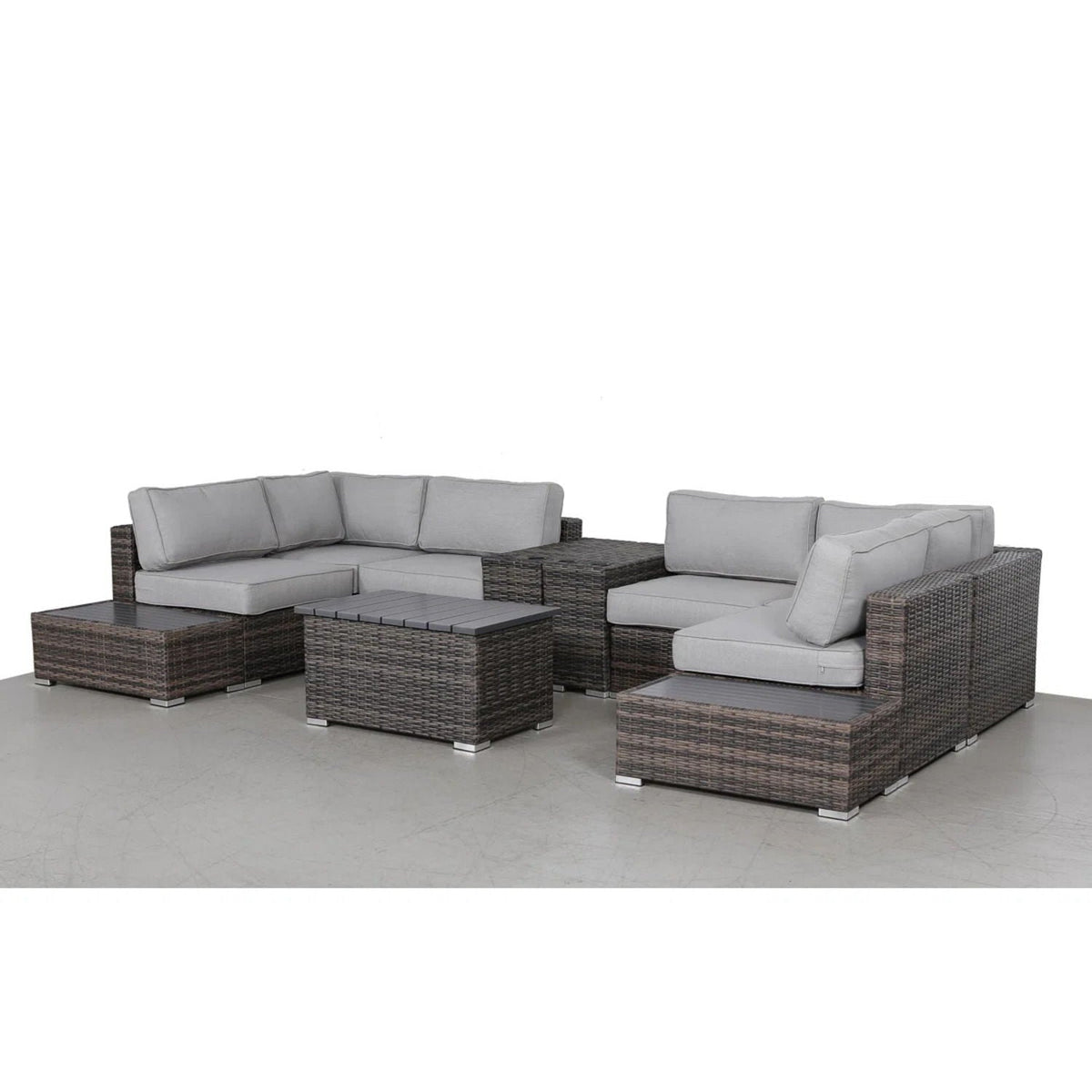 Wicker Sectional Seating Group With Cushions, photo 21 of 28