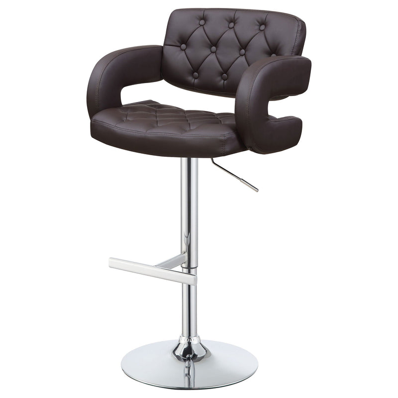 Adjustable Bar Stool With Upholstery by HouseOfZazla