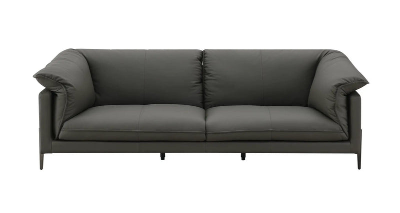 Tadi - Top Grain Leather Sofa - Black by HouseOfZazla