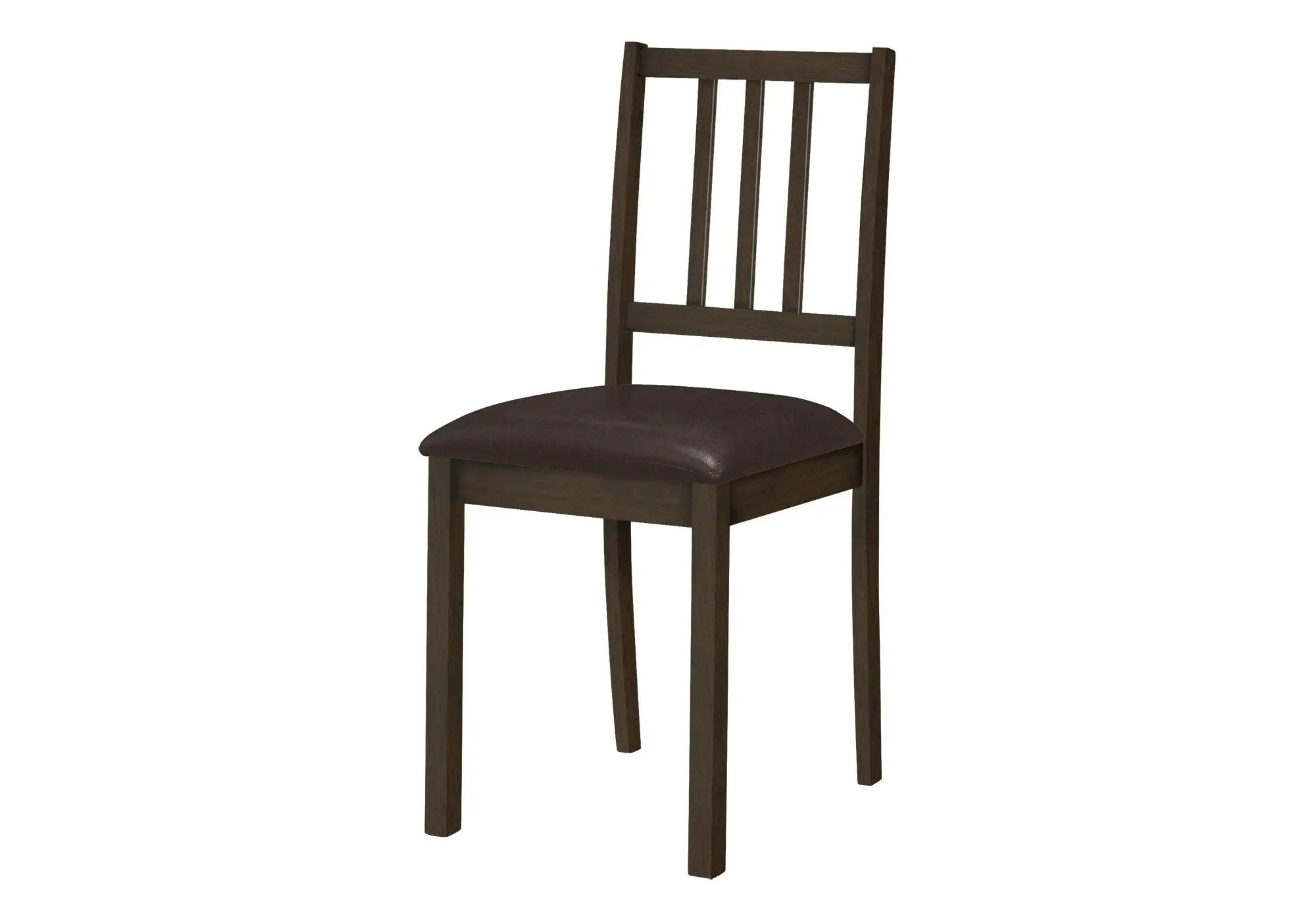 Dining Chair, Side, Upholstered For Dining Room, Transitional (Set of 2) - Brown by HouseOfZazla