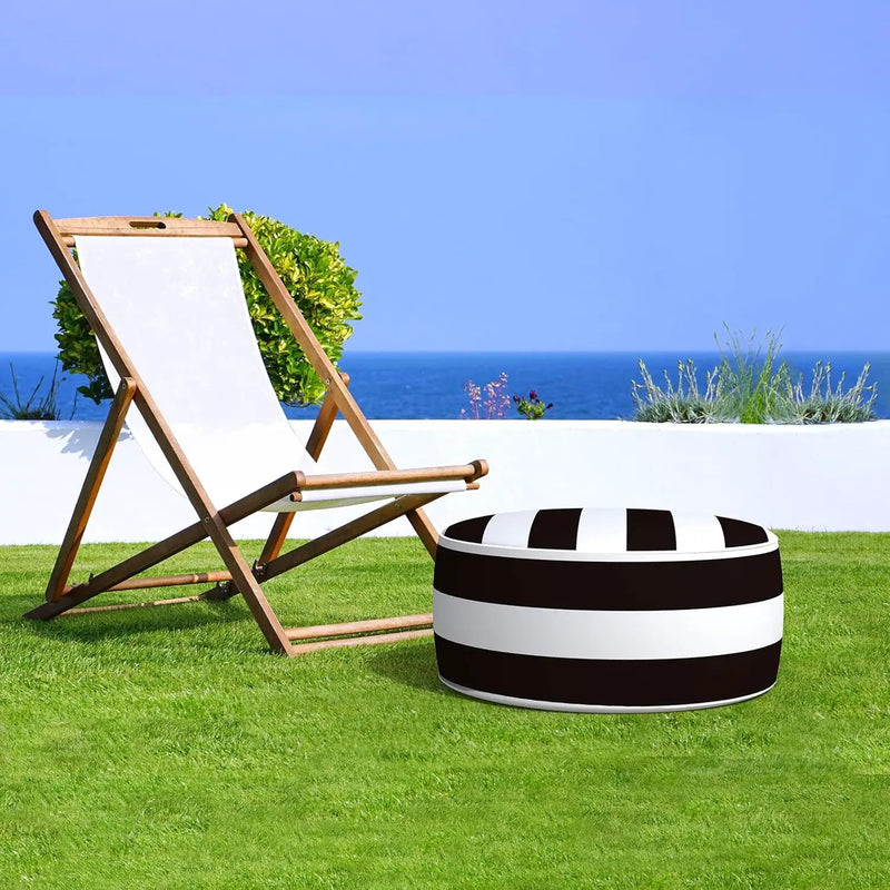 Outdoor Inflatable Ottoman – 21"x21"x9" by HouseOfZazla