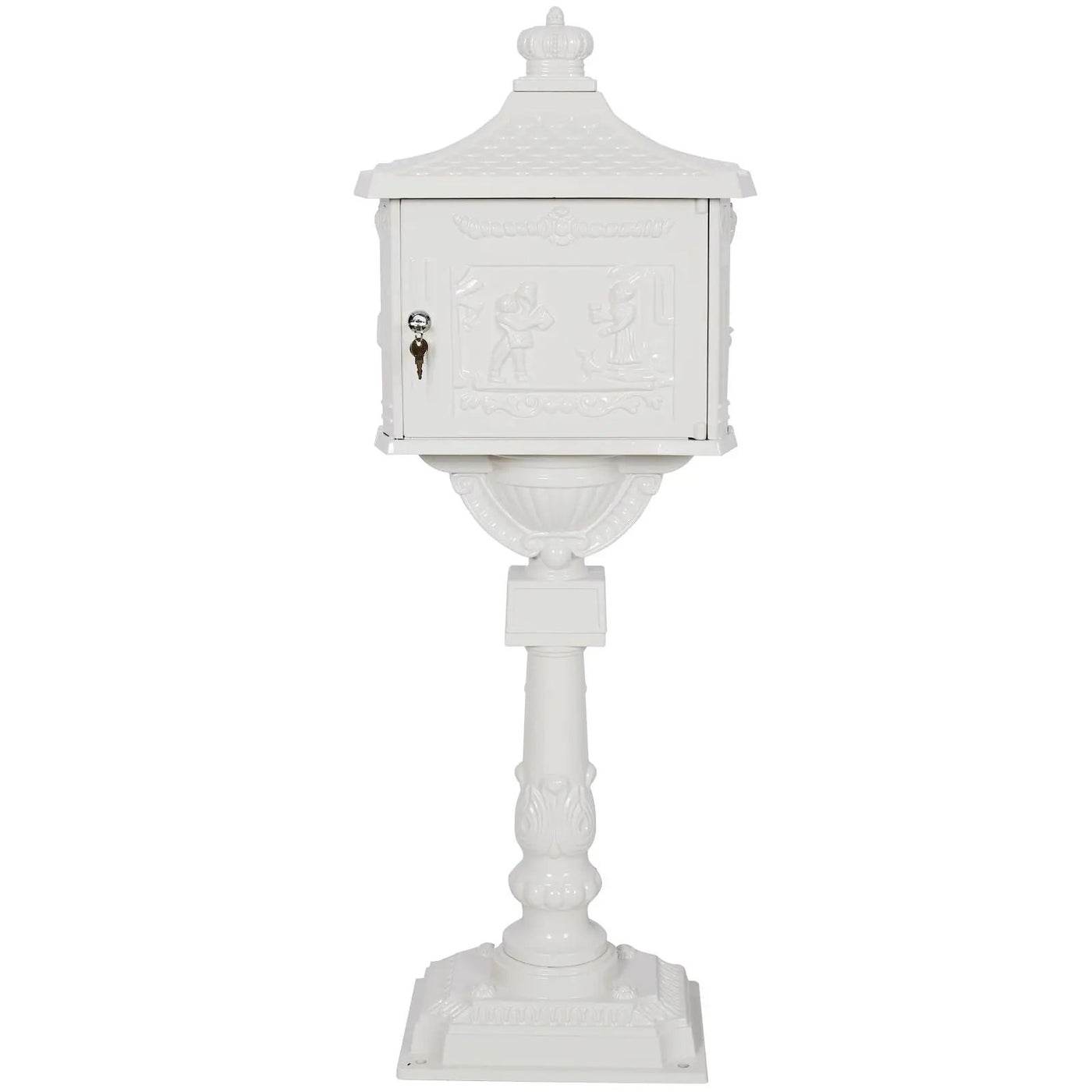 Cast Aluminum Mail Box, Postal Box, Mailbox by HouseOfZazla