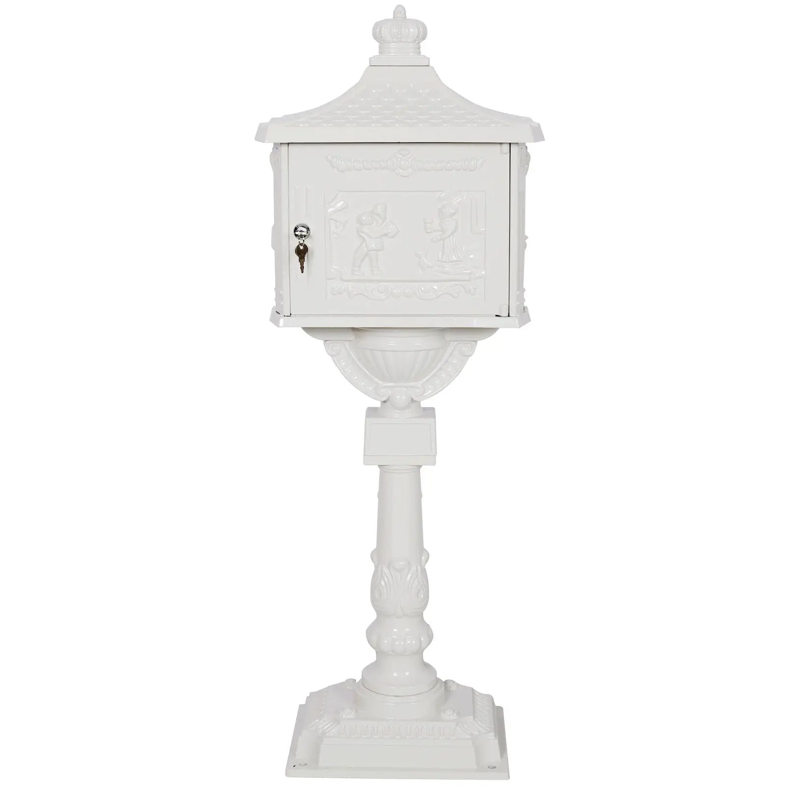 Cast Aluminum Mail Box, Postal Box, Mailbox by HouseOfZazla