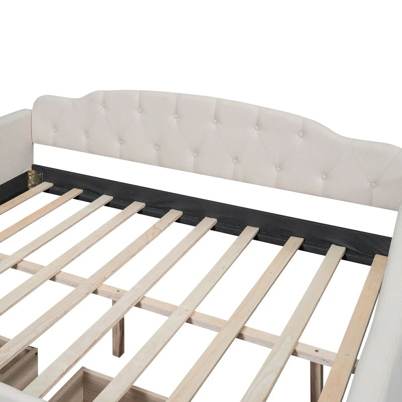 Upholstered Tufted Daybed