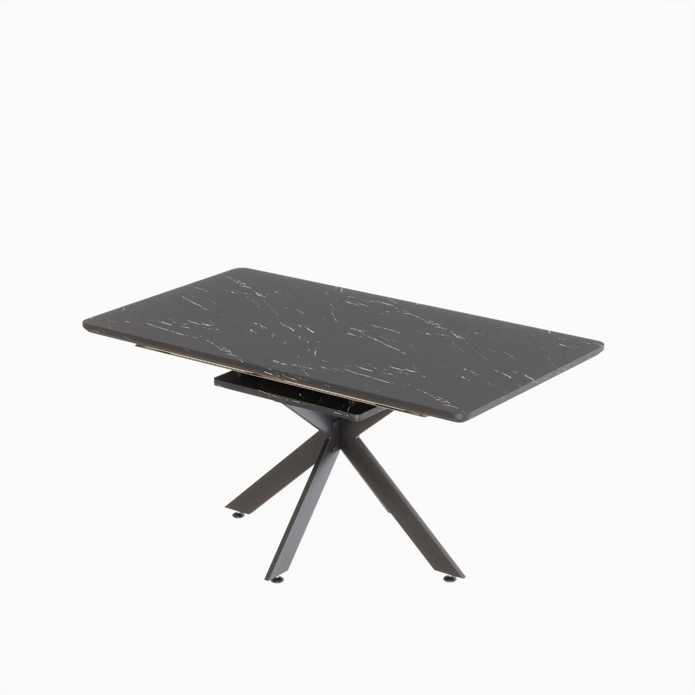 Modern Mid-Century Dining Table Set With Extendable Design by Unique Piece Furniture