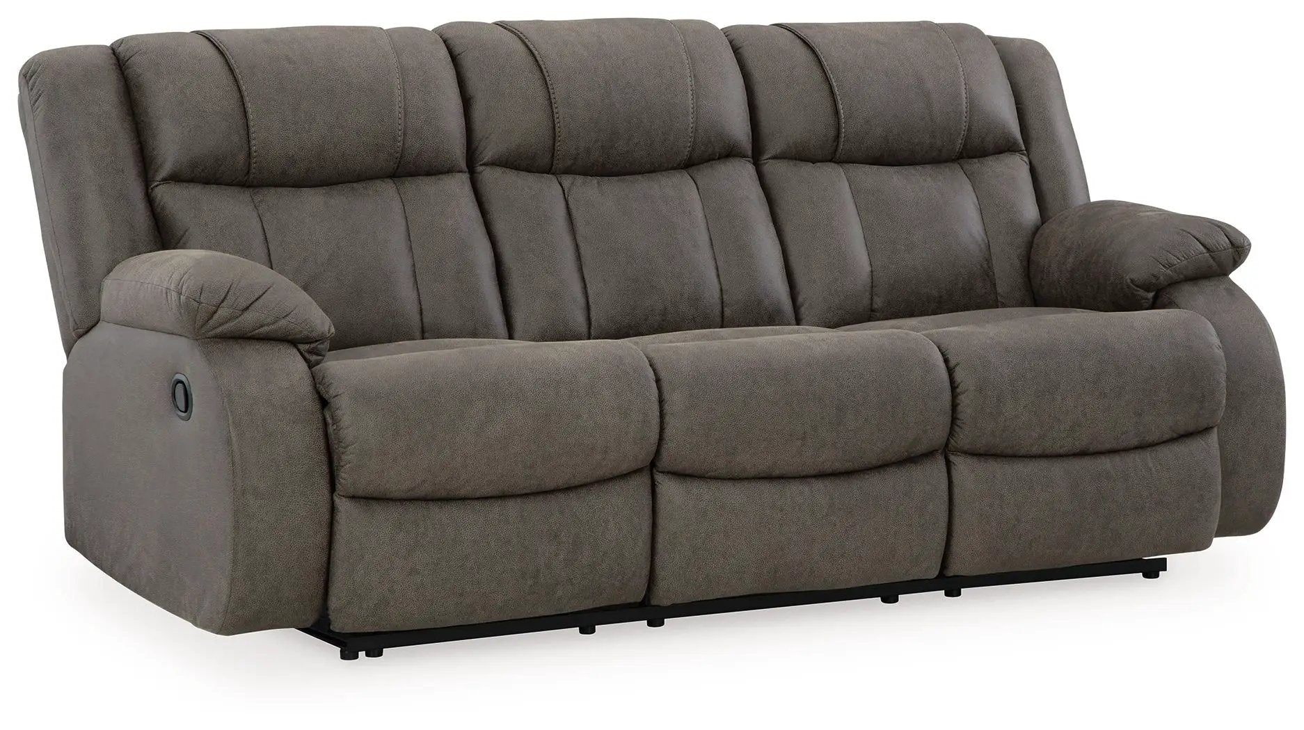 First Base - Reclining Sofa - Gunmetal by Unique Piece Furniture