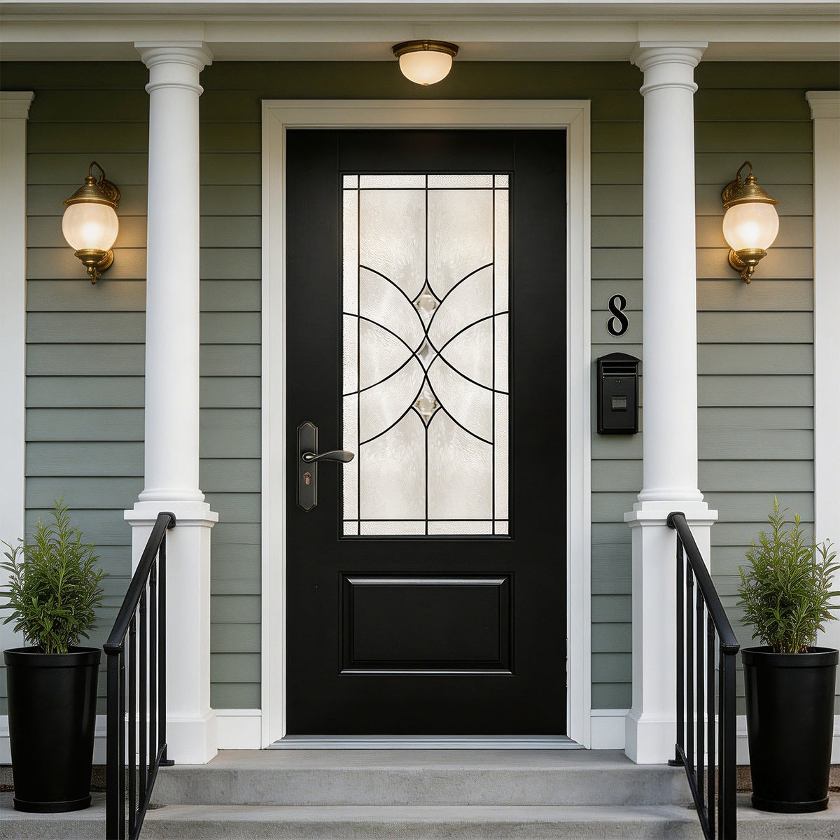 36"x80" Fiberglass Front Door, photo 2 of 10