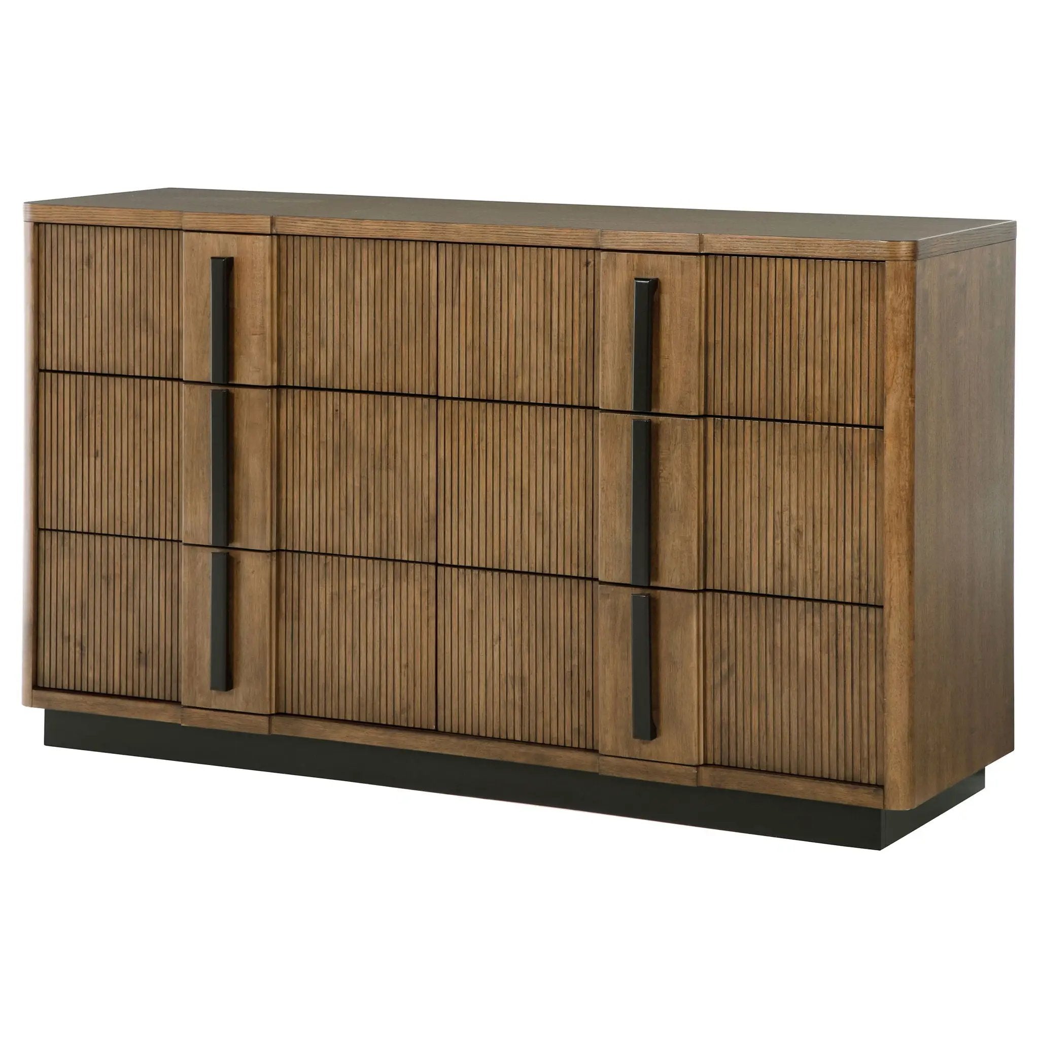 Moraga - 6 Drawer Dresser Cabinet - Ash Brown by HouseOfZazla
