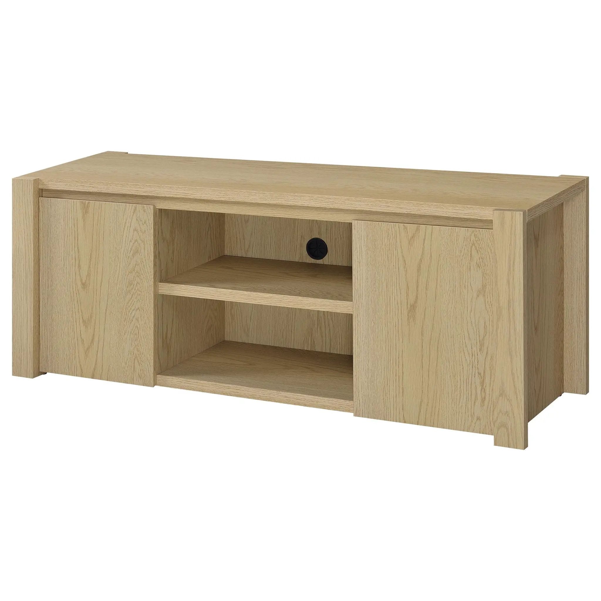 Laurelton 3-piece Entertainment Center TV Stand Light Oak by Unique Piece Furniture