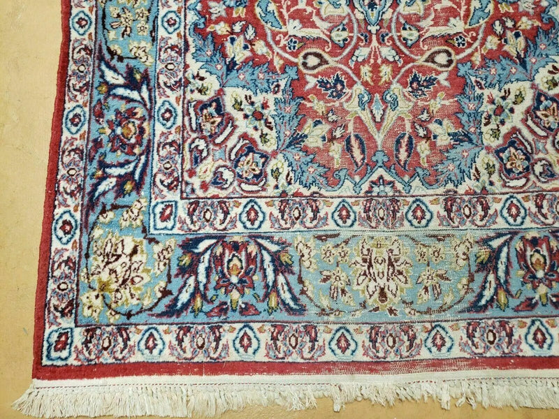 3' 5" X 5' 8" Vintage Handmade Turkish Wool Rug Carpet Vegetable Dyes Nice Red by Jewel Rugs