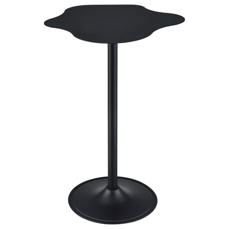 Keanu Curved 29-inch Cloud-Shaped Bistro Bar Table Black by Unique Piece Furniture