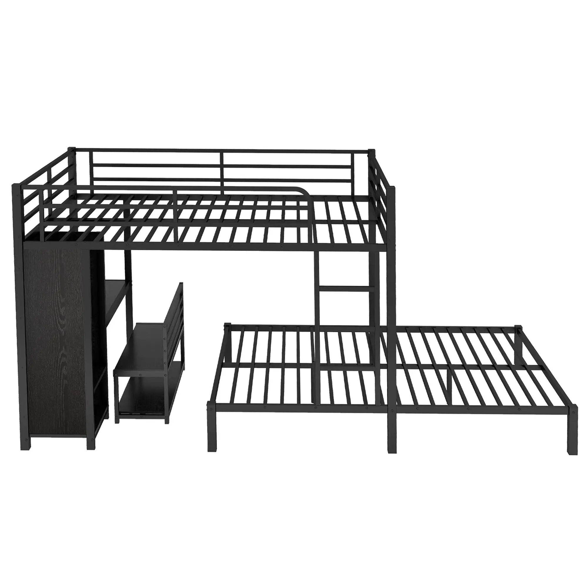 Queen Over Queen Size Bunk Bed Frame by HouseOfZazla