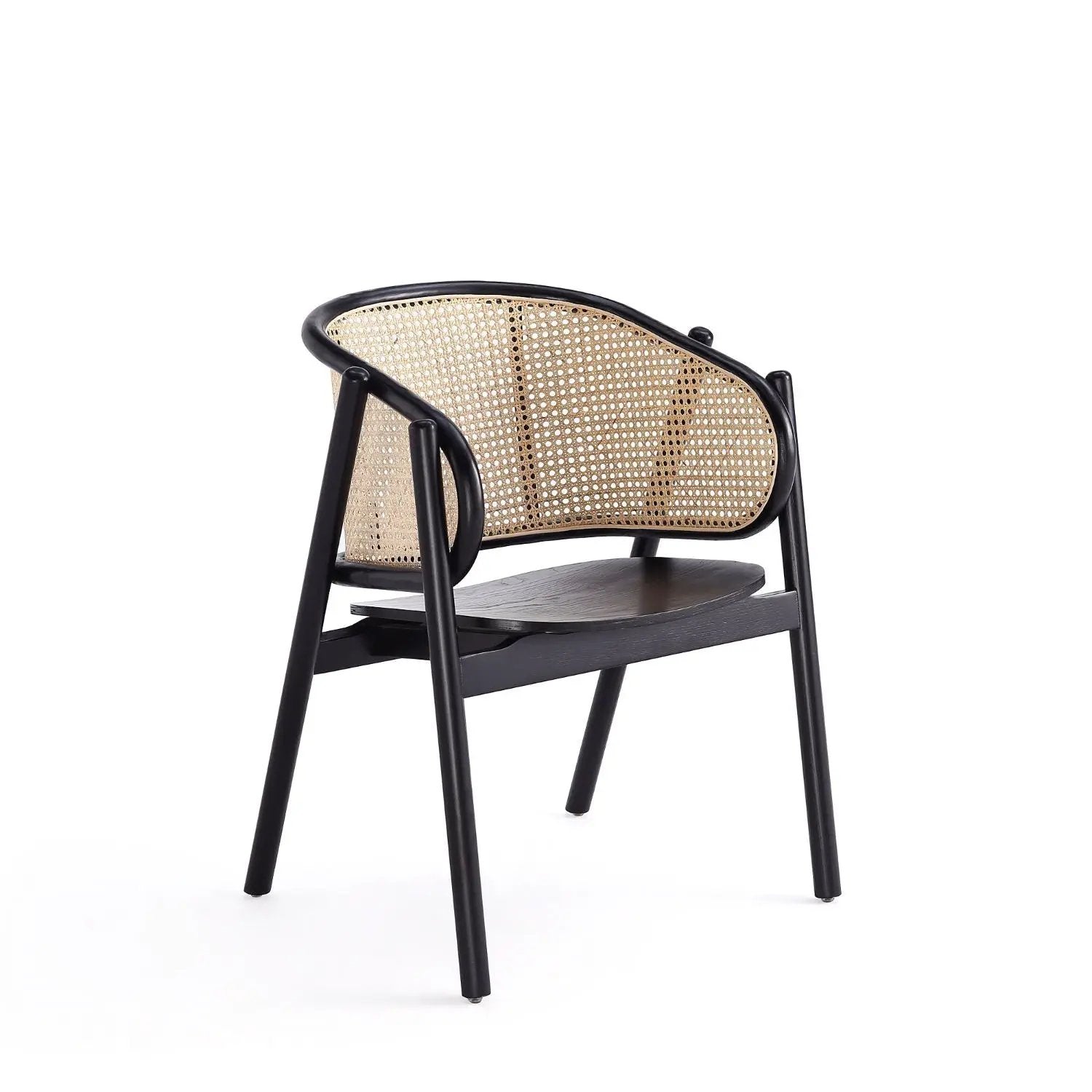 Versailles - Accent Armchair - Black / Natural by HouseOfZazla