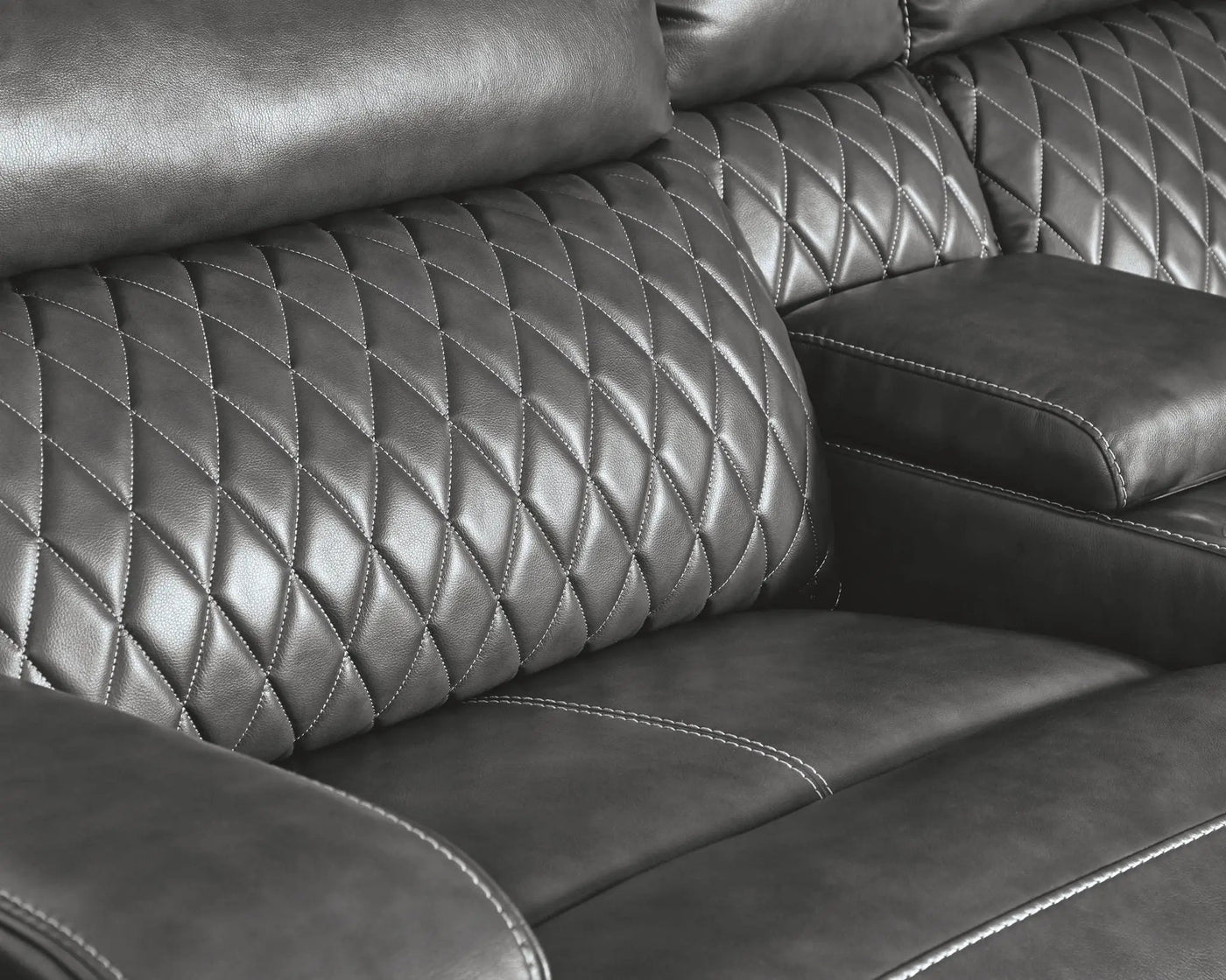 Samperstone - Power Reclining Sectional by Unique Piece Furniture
