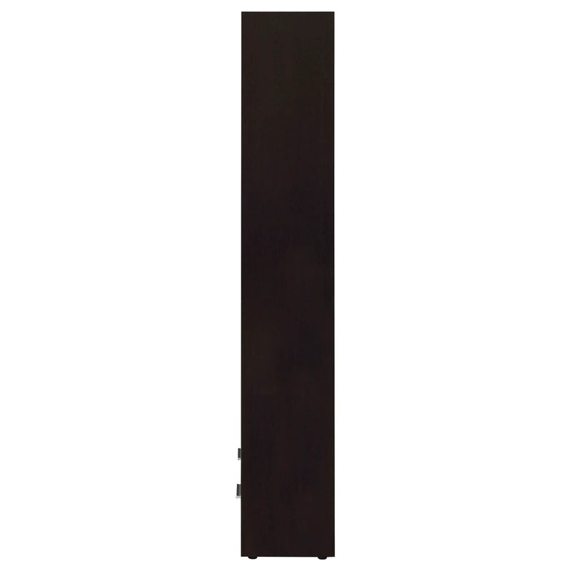 Maureen - 5 Shelf Bookcase With Drawer - Cappuccino