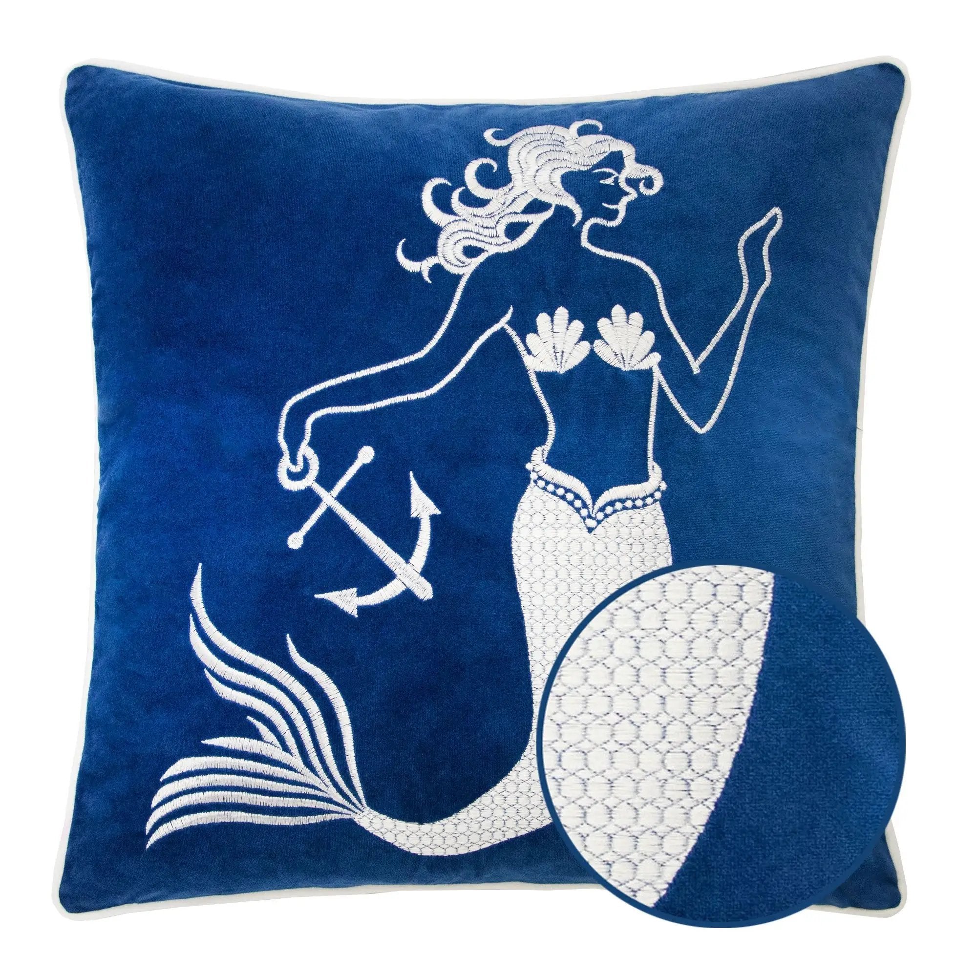 Liz Mermaid Set of 2 Pillowcases by HouseOfZazla
