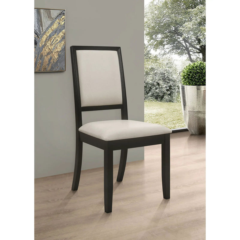 Upholstered Side Chairs (Set of 2) - Cream by HouseOfZazla