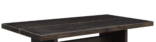 Jaramillo - Rustic Dining Table - Espresso / Gold by HouseOfZazla