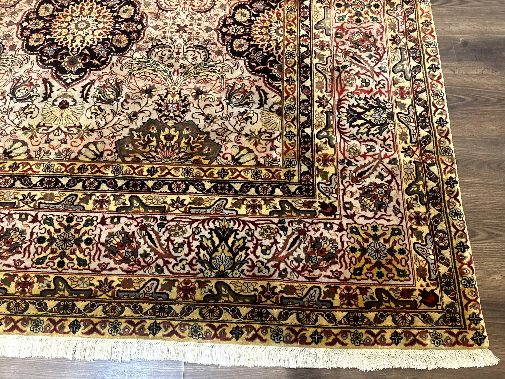 Indian Agra Rug 9x12, Fine Oriental Carpet by Jewel Rugs