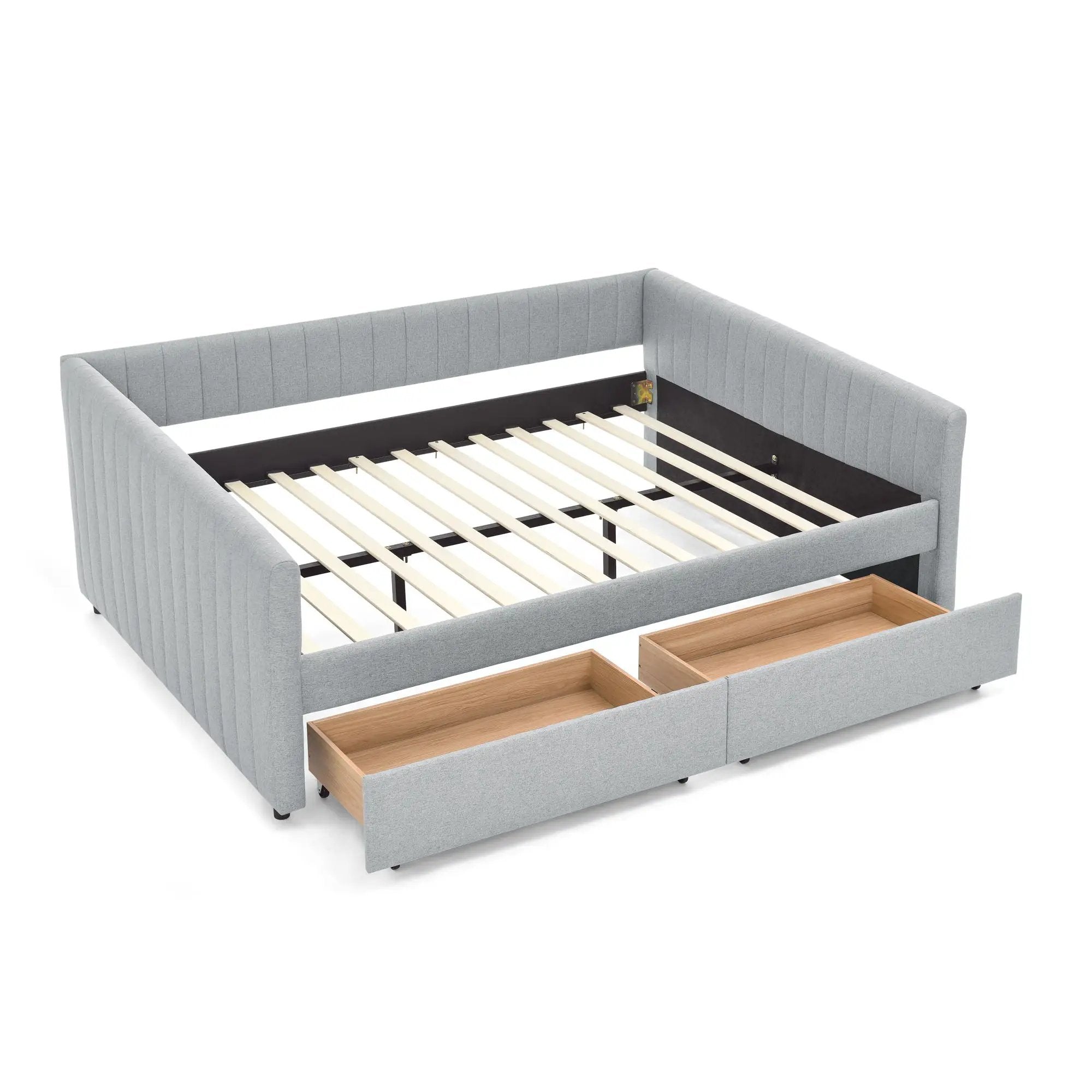 Upholstered Queen Daybed With 2 Drawers by Unique Piece Furniture