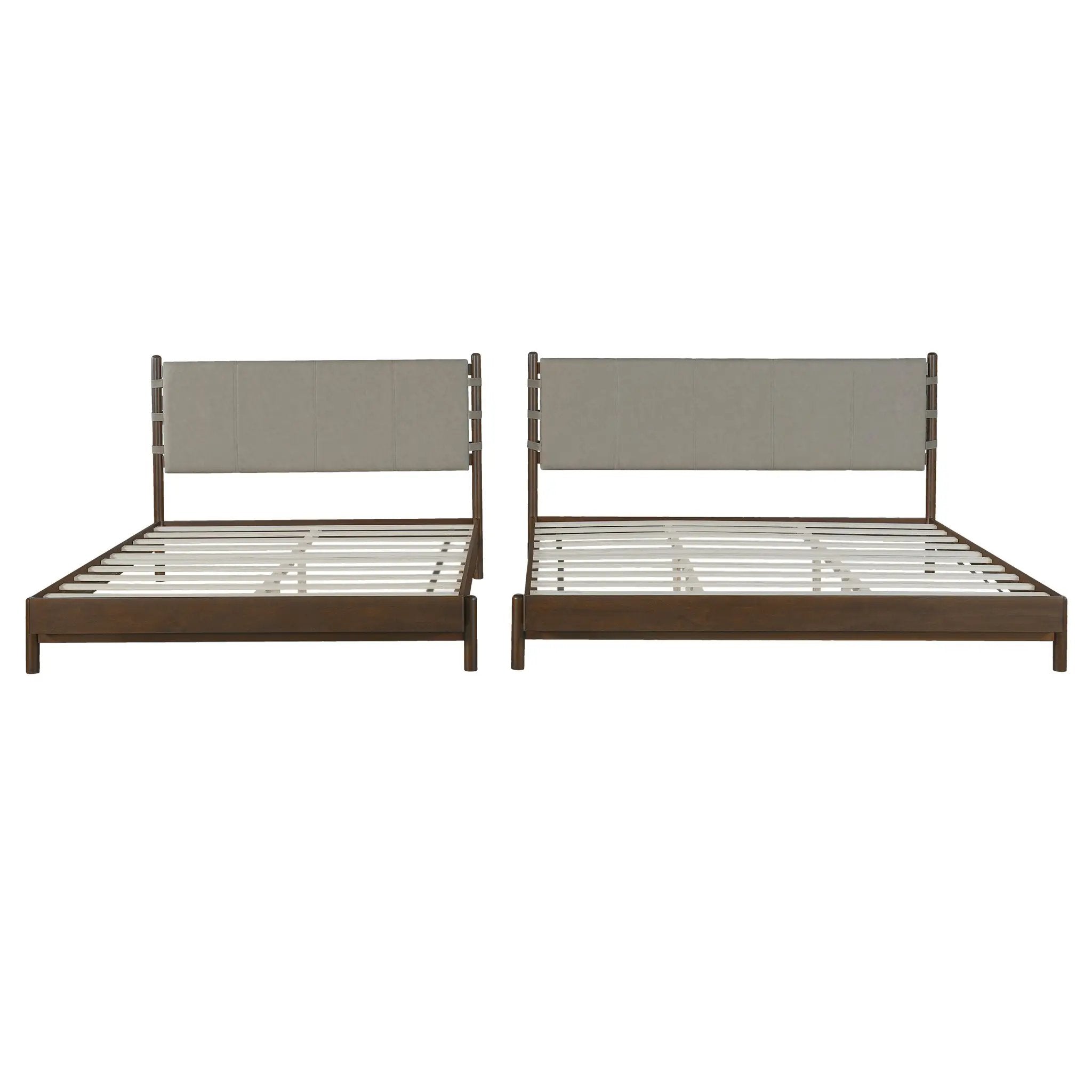 Premium Rubber Wood Platform Bed Frame by HouseOfZazla