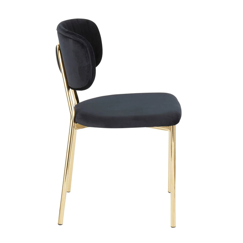 Bouton - Contemporary / Glam Chair (Set of 2) by Unique Piece Furniture