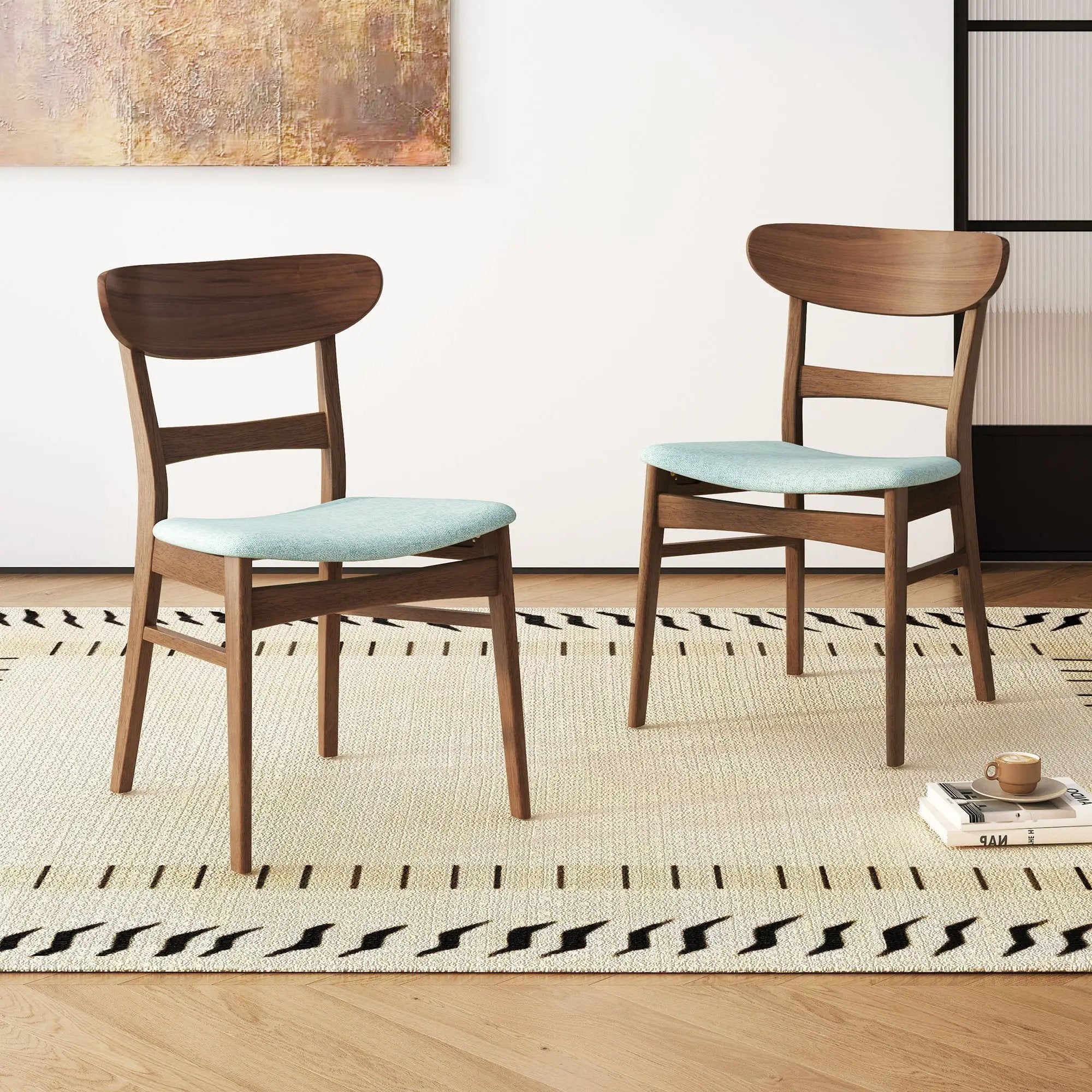 Dining Chairs With Cushioned Seat (Set of 2) by HouseOfZazla