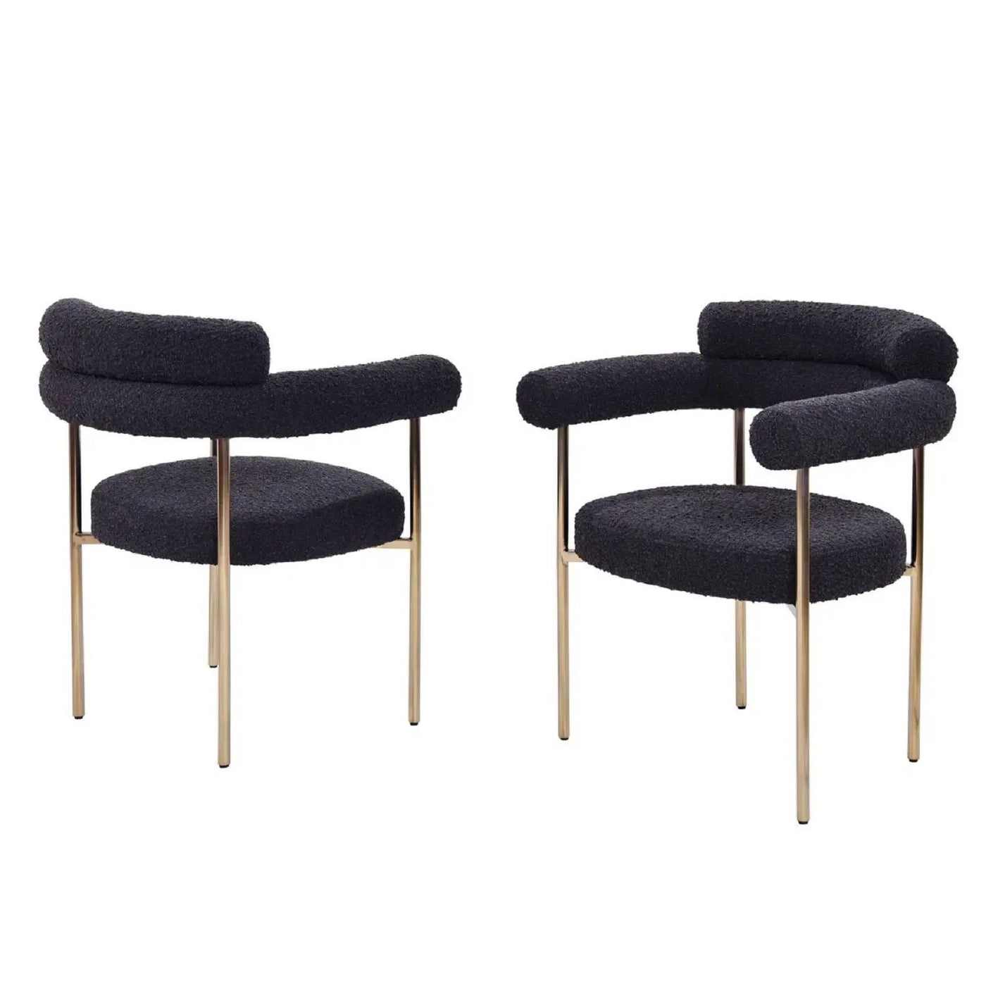 Upholstered Accent Dining Chairs With Armrests (Set of 2) by Unique Piece Furniture