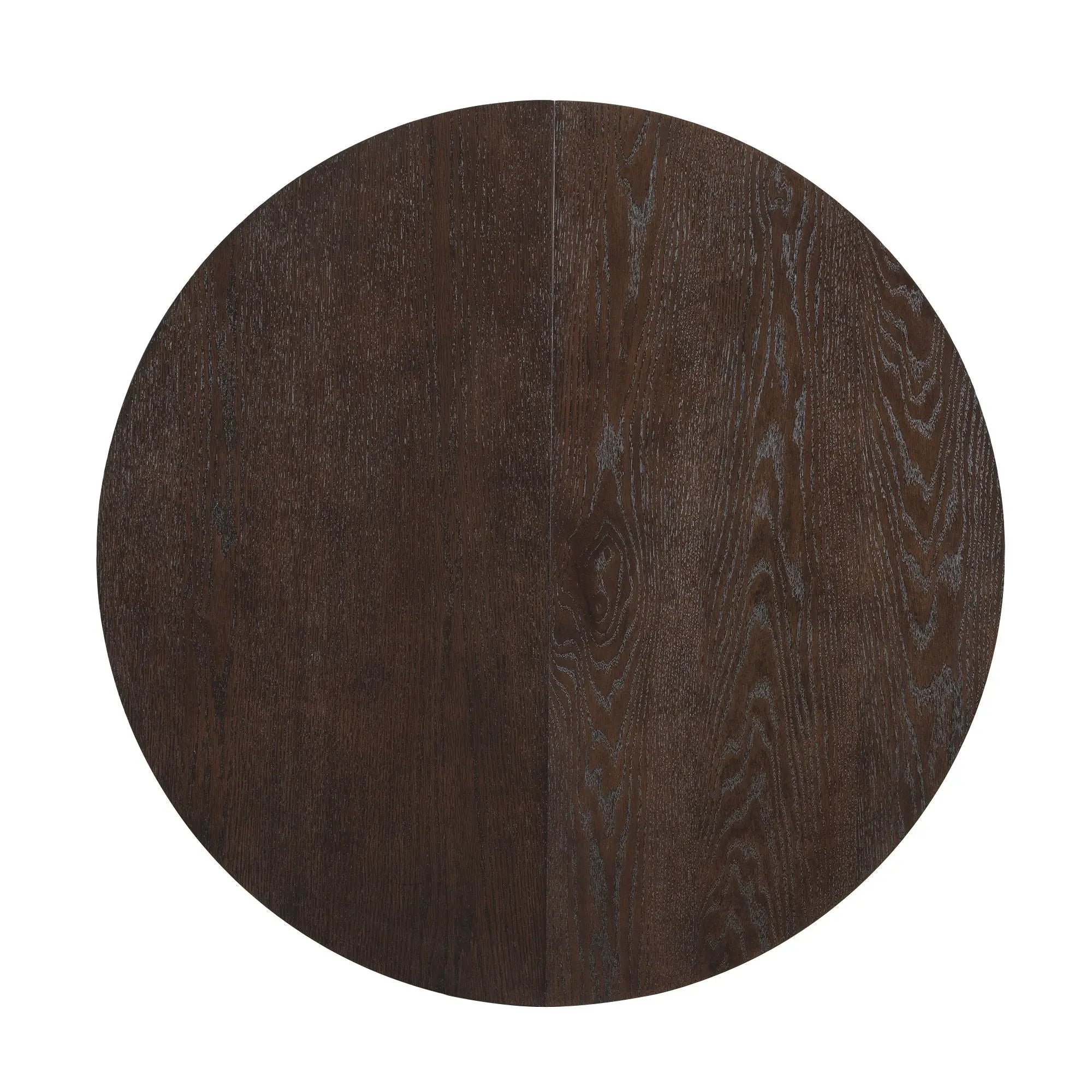 Topmax - 5 Piece Modern Extendable Round Dining Table Set With Removable Leaf For Small Places by HouseOfZazla