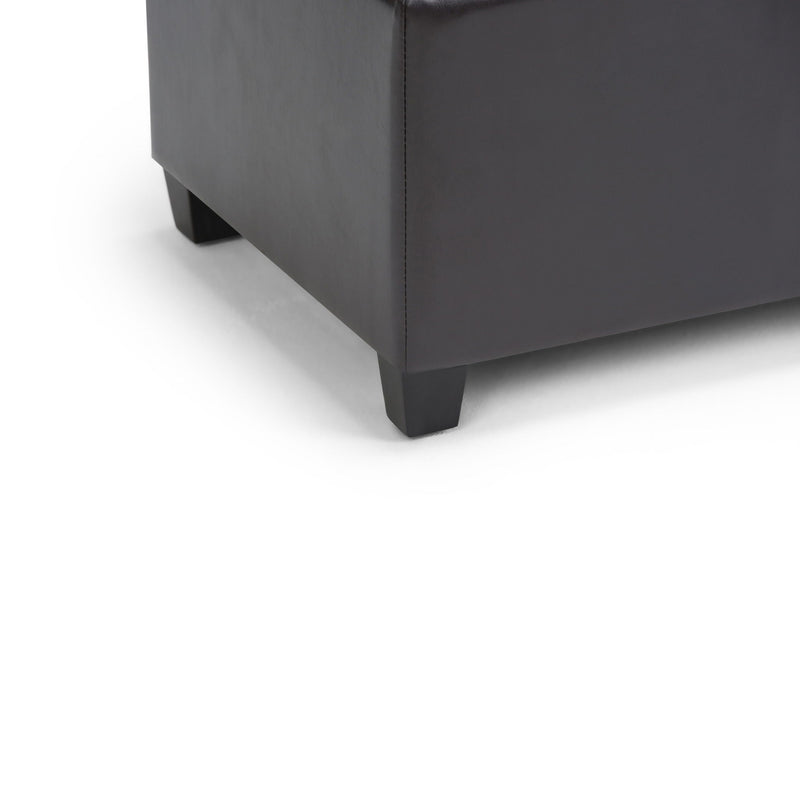 Sienna - Upholstered Storage Ottoman Bench by HouseOfZazla