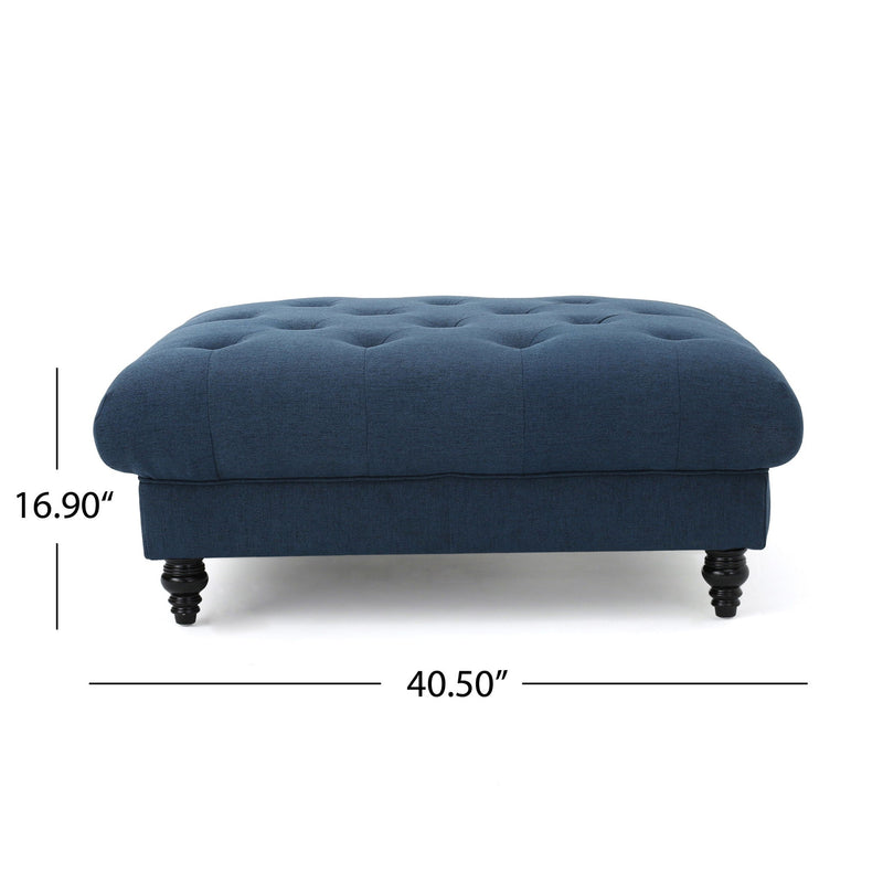 Madrid Tufted Ottoman Footrest by HouseOfZazla