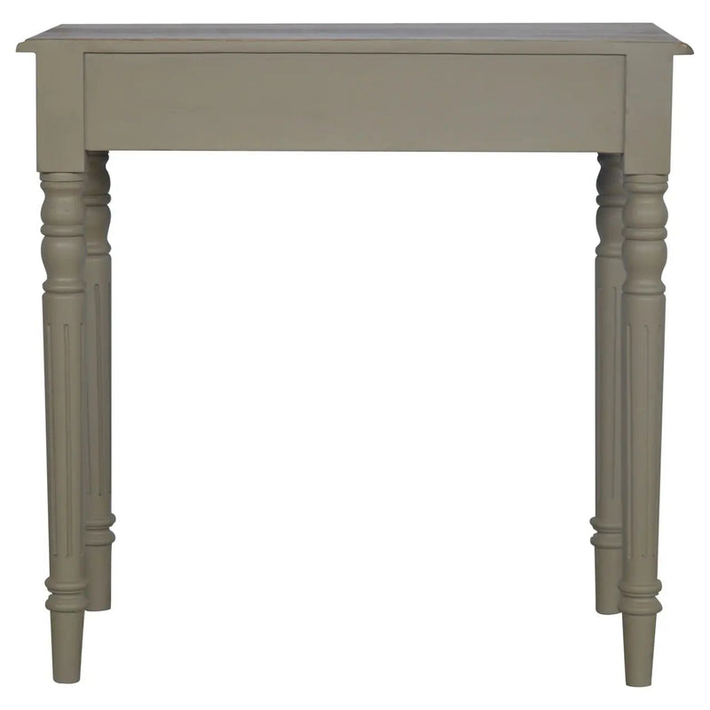 Hand Painted Writing Desk - Gray by HouseOfZazla