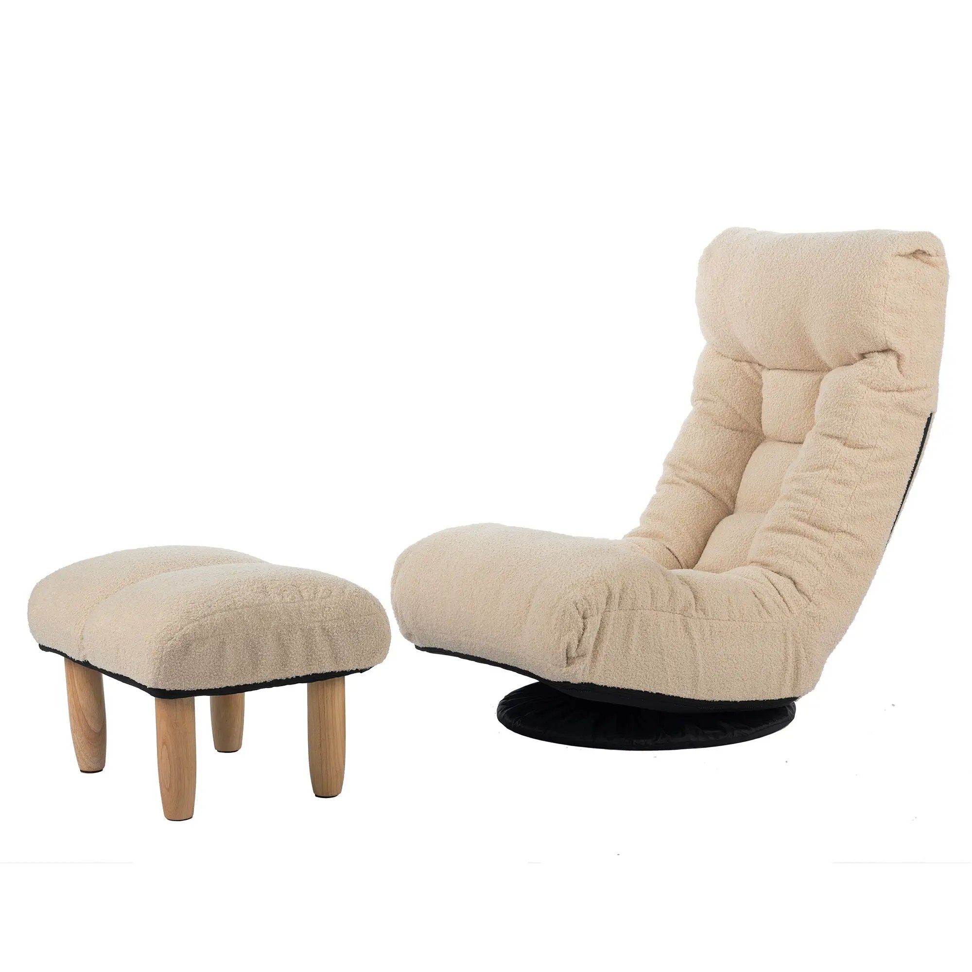 Adjustable Japanese Reclining Floor Chair Sofa With Metal Frame For Living Room by HouseOfZazla
