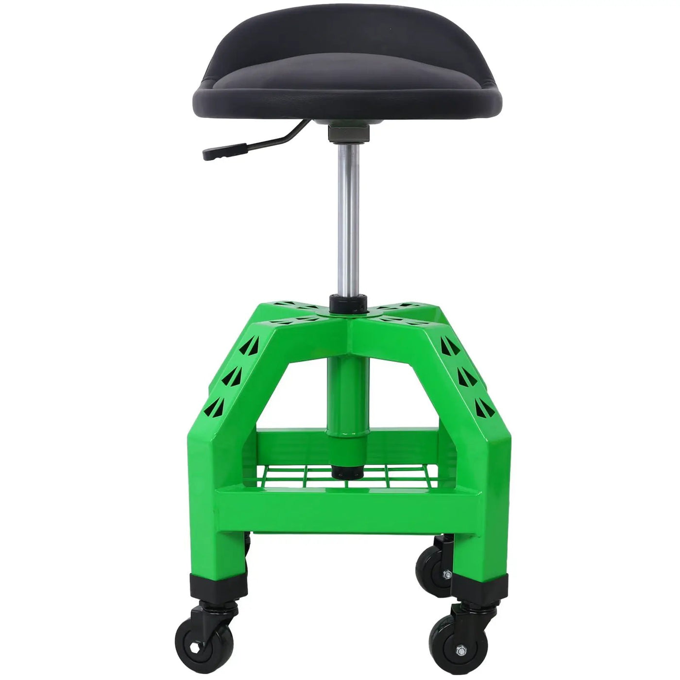 Pneumatic 360 Degree Swivel Stool, Mechanics Rolling Creeper Seat, Heavy Duty Rolling Mechanics Stool, Shop Stool With Casters by HouseOfZazla