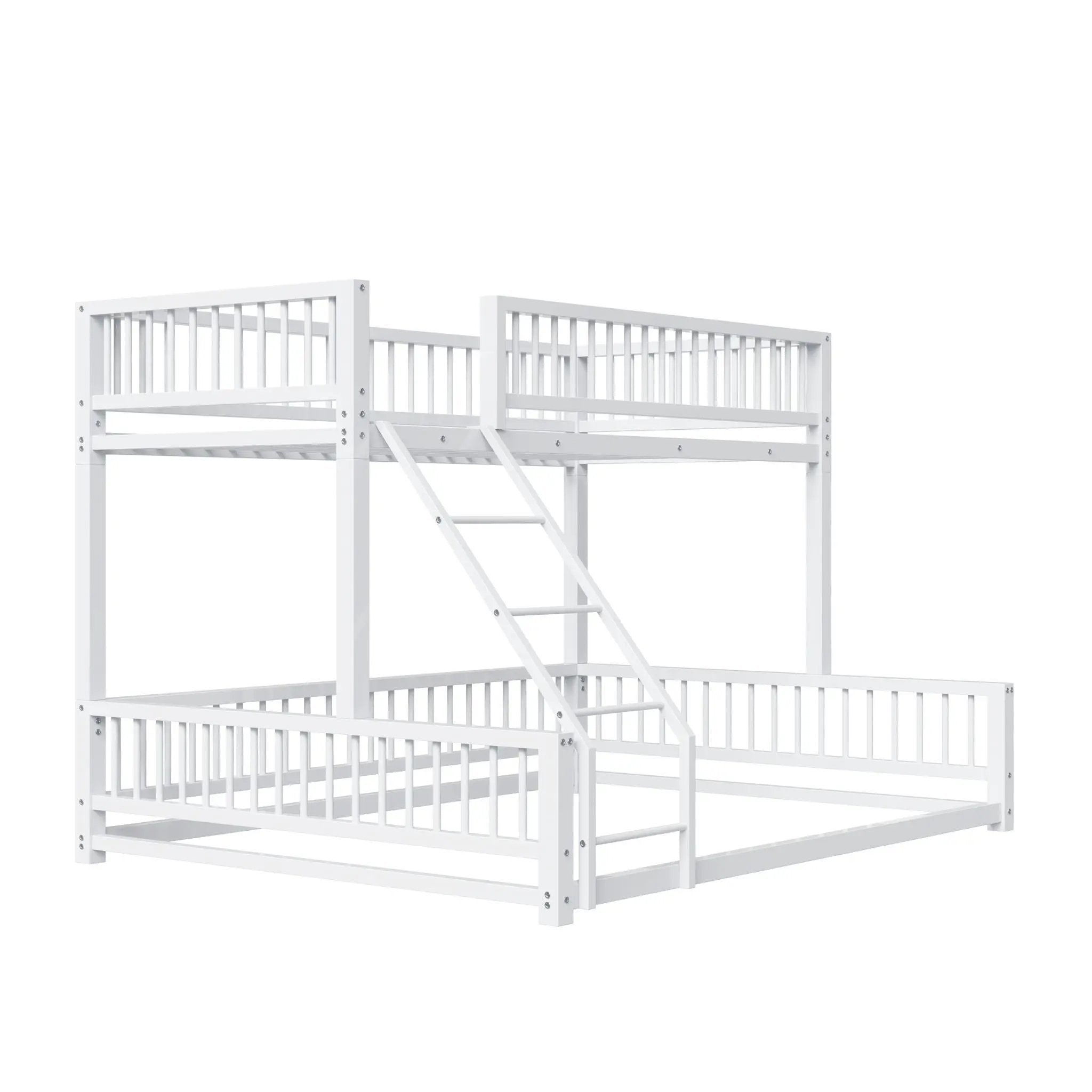 Bunk Bed With Ladder And Safety Guardrails by HouseOfZazla