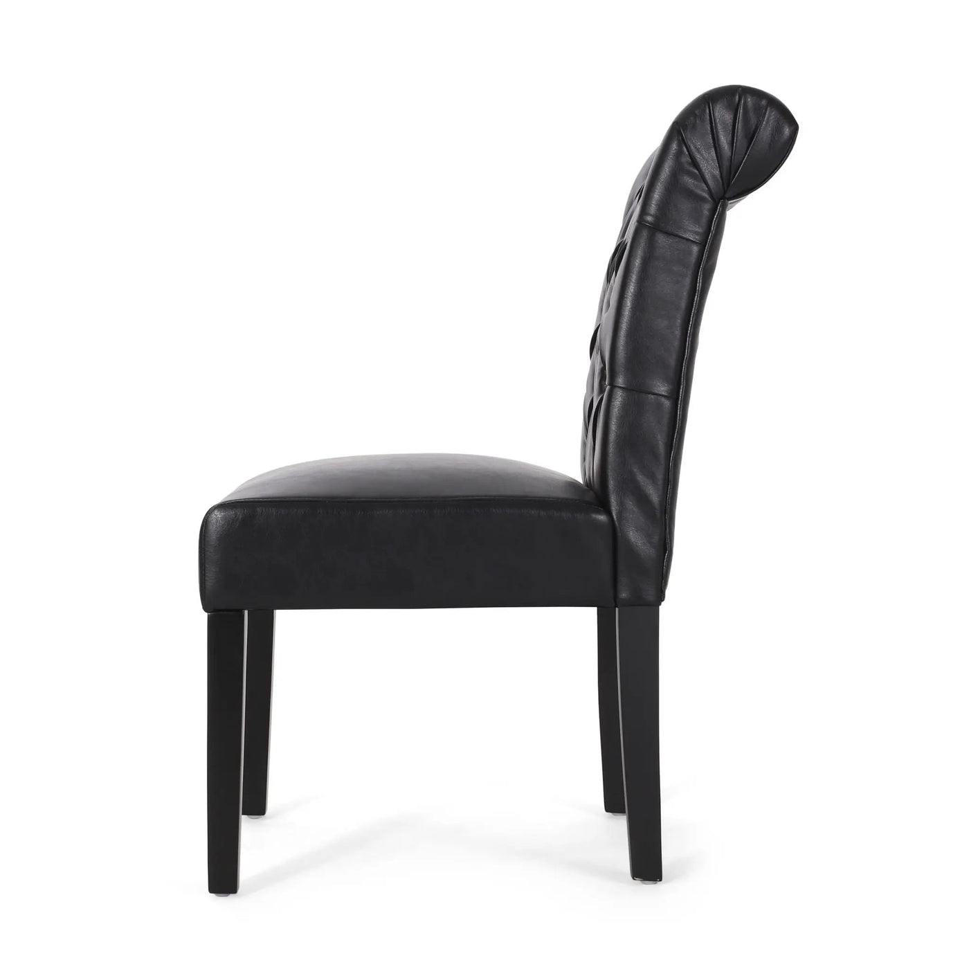 Broxton Tuft Dining Rolltop Chairs With Button Tufted Backrest (Set of 2) by HouseOfZazla