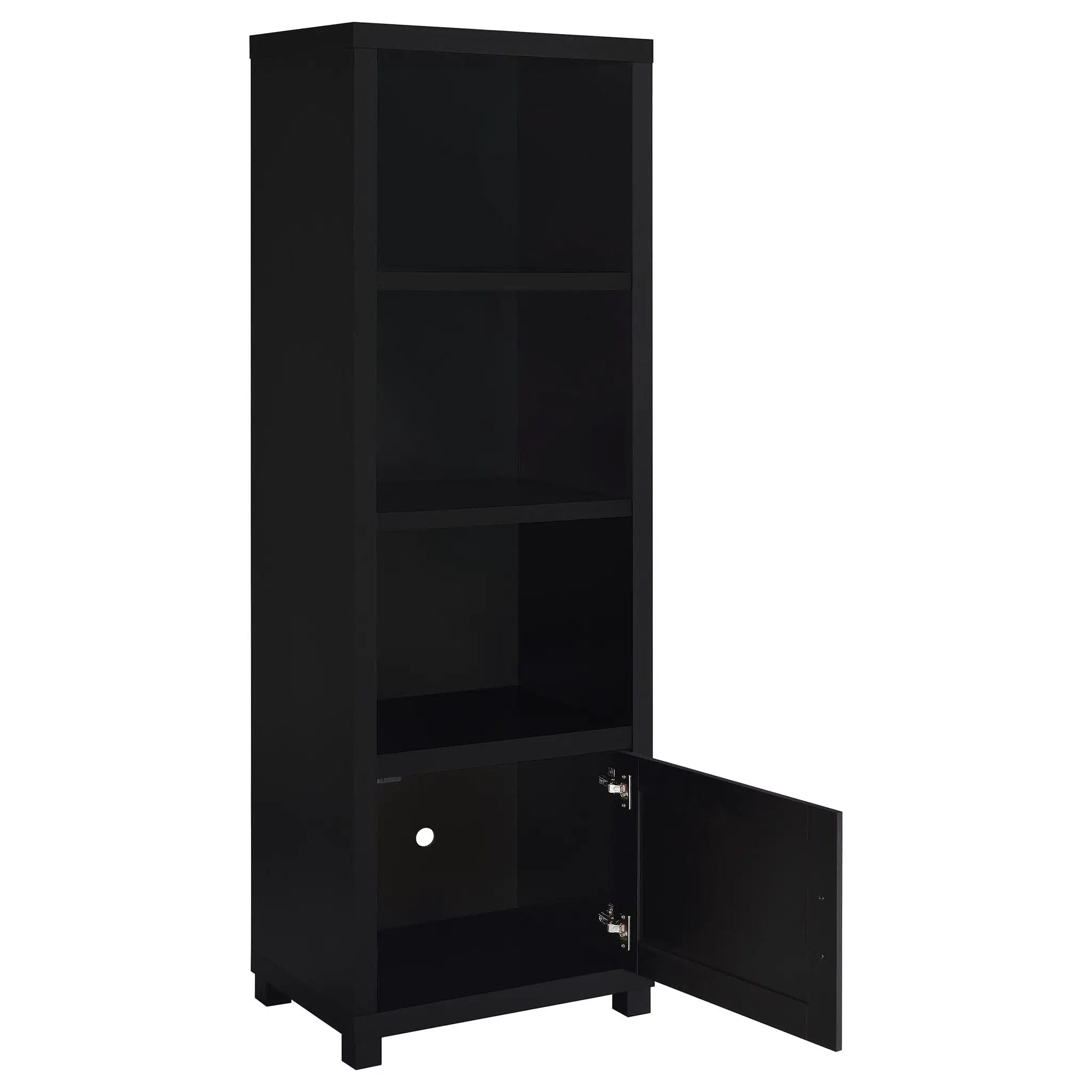 Jupiter 3-piece Entertainment Center 79-inch TV Stand Black by Unique Piece Furniture