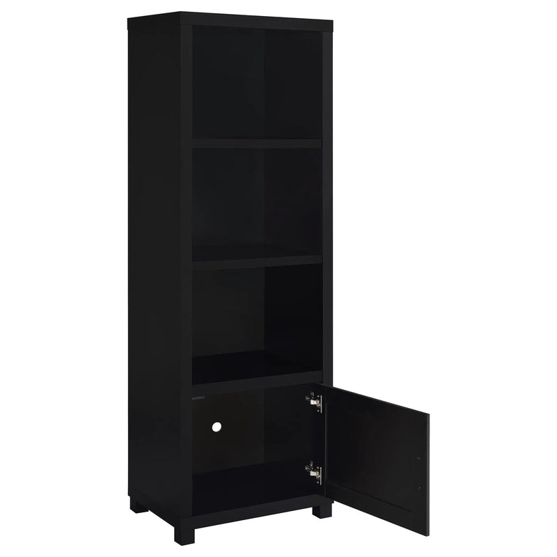 Jupiter 3-piece Entertainment Center 79-inch TV Stand Black by Unique Piece Furniture