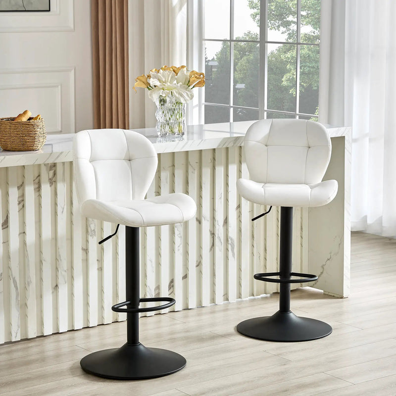 Set of 2 Height Adjustable Bar Stools by HouseOfZazla