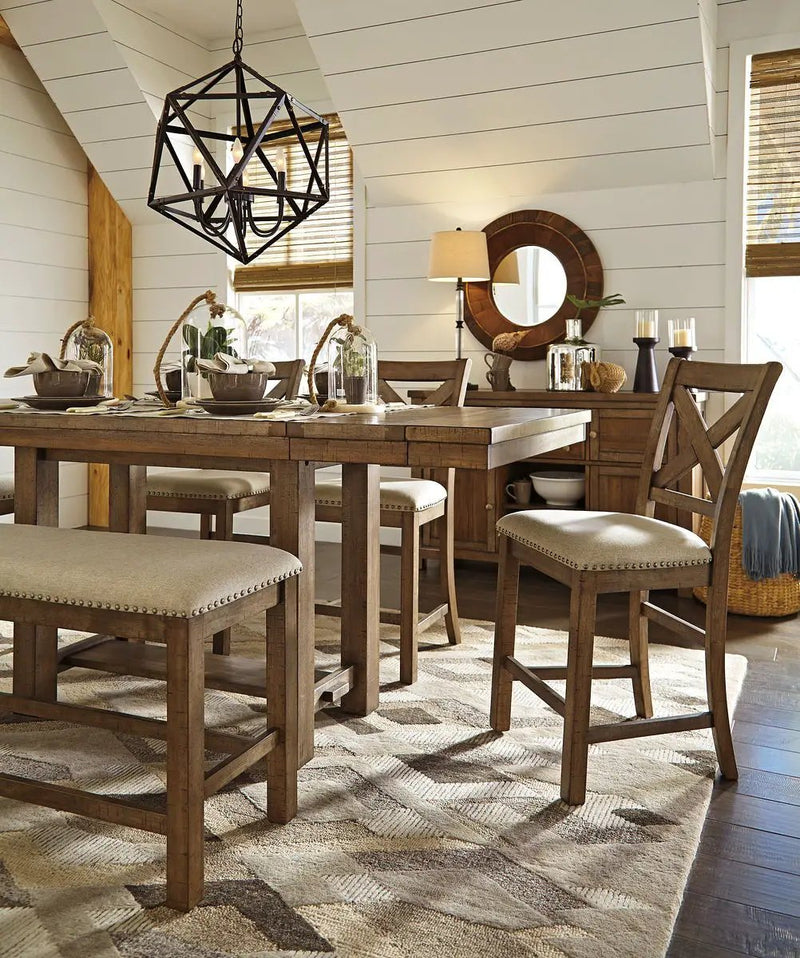 Moriville - Rectangular Dining Table Set - Counter Height by Unique Piece Furniture