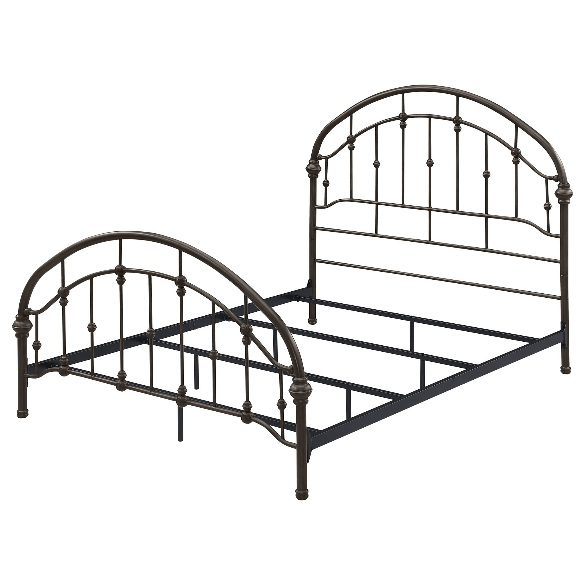 Juneau - Bed With Curved Headboard And Footboard by HouseOfZazla
