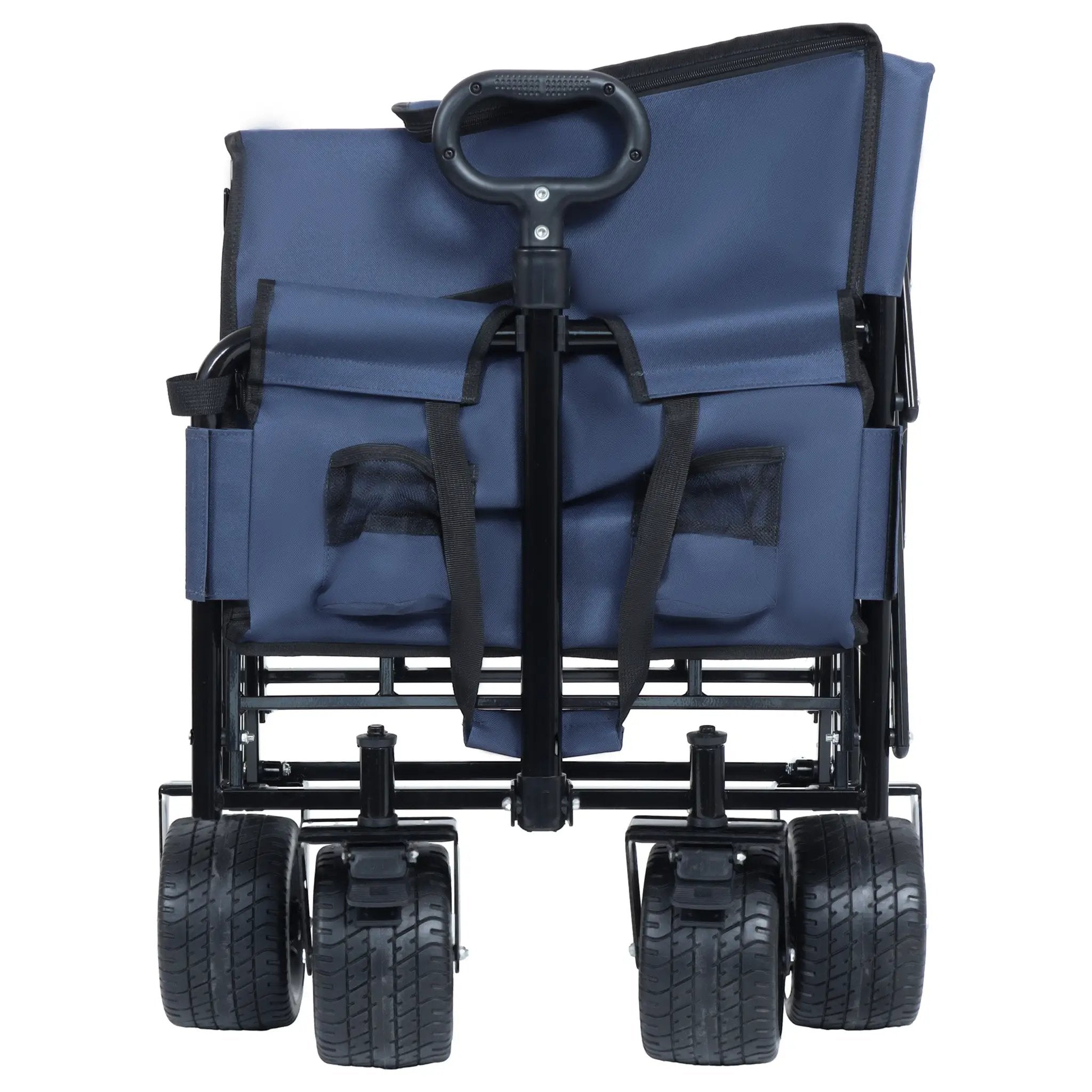 3-in-1 Folding Wagon Cart with Bench Seat & Storage by HouseOfZazla