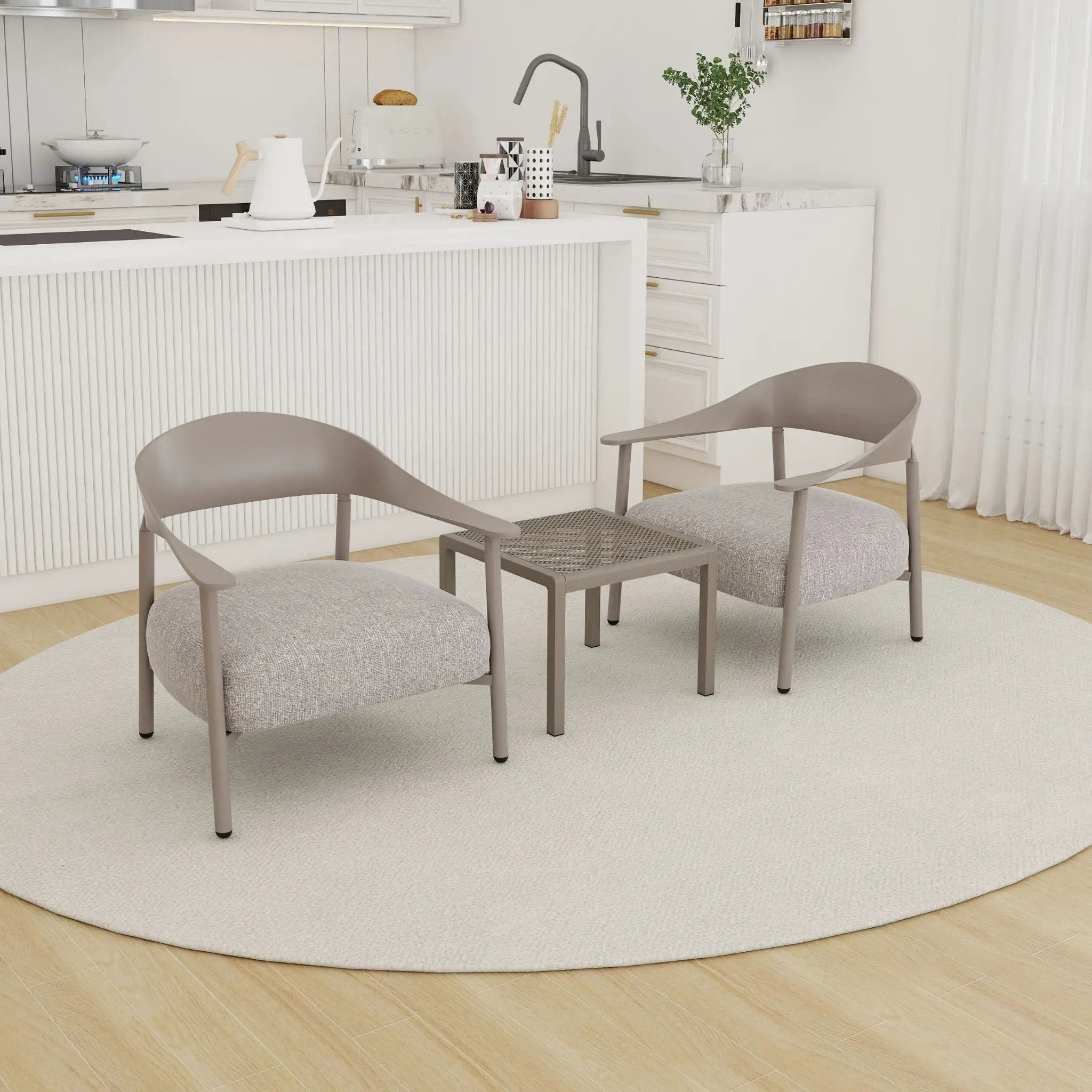 Furniture Set With Seat Cushions, Sturdy And Durable by HouseOfZazla