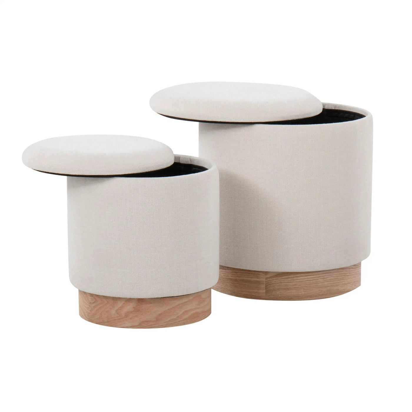 Marla - Contemporary, Nesting Ottoman Set by HouseOfZazla