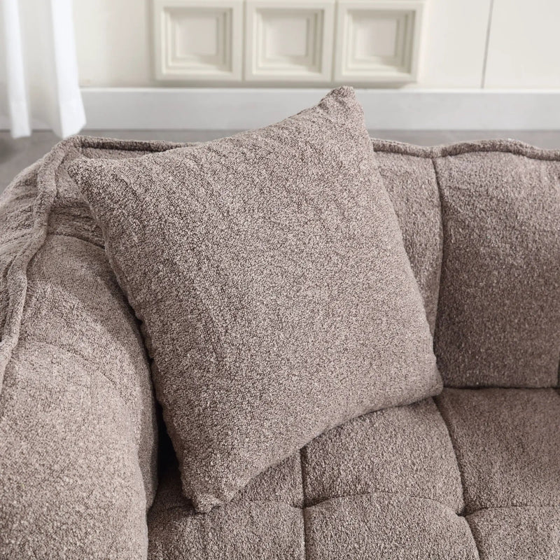 Cozy Beanbag Chair With High Resilience Foam Core For 2 by HouseOfZazla