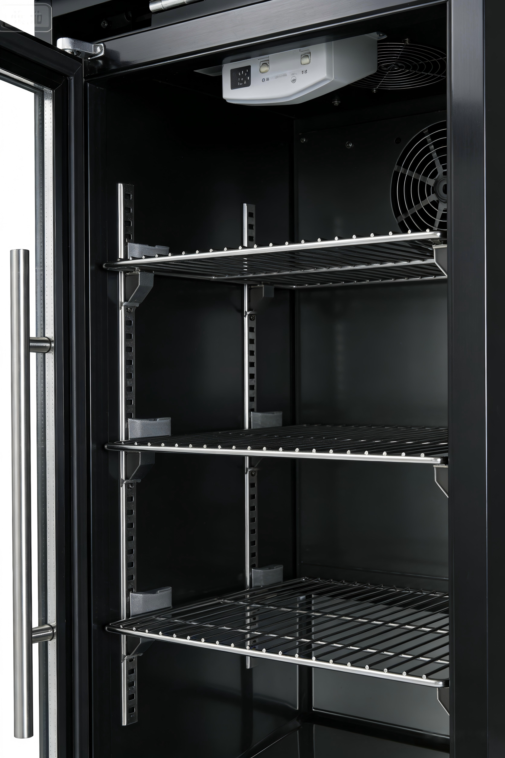 Black Single Door Fridge Cabinet Outdoor Kitchen Islands by HouseOfZazla