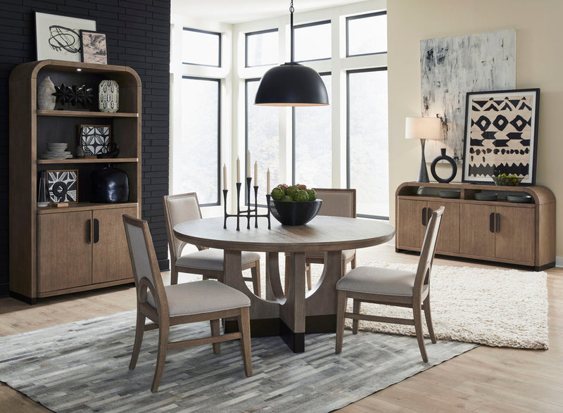 Tristan - 60" Round Dining Table - Swiss Coffee, photo 4 of 7