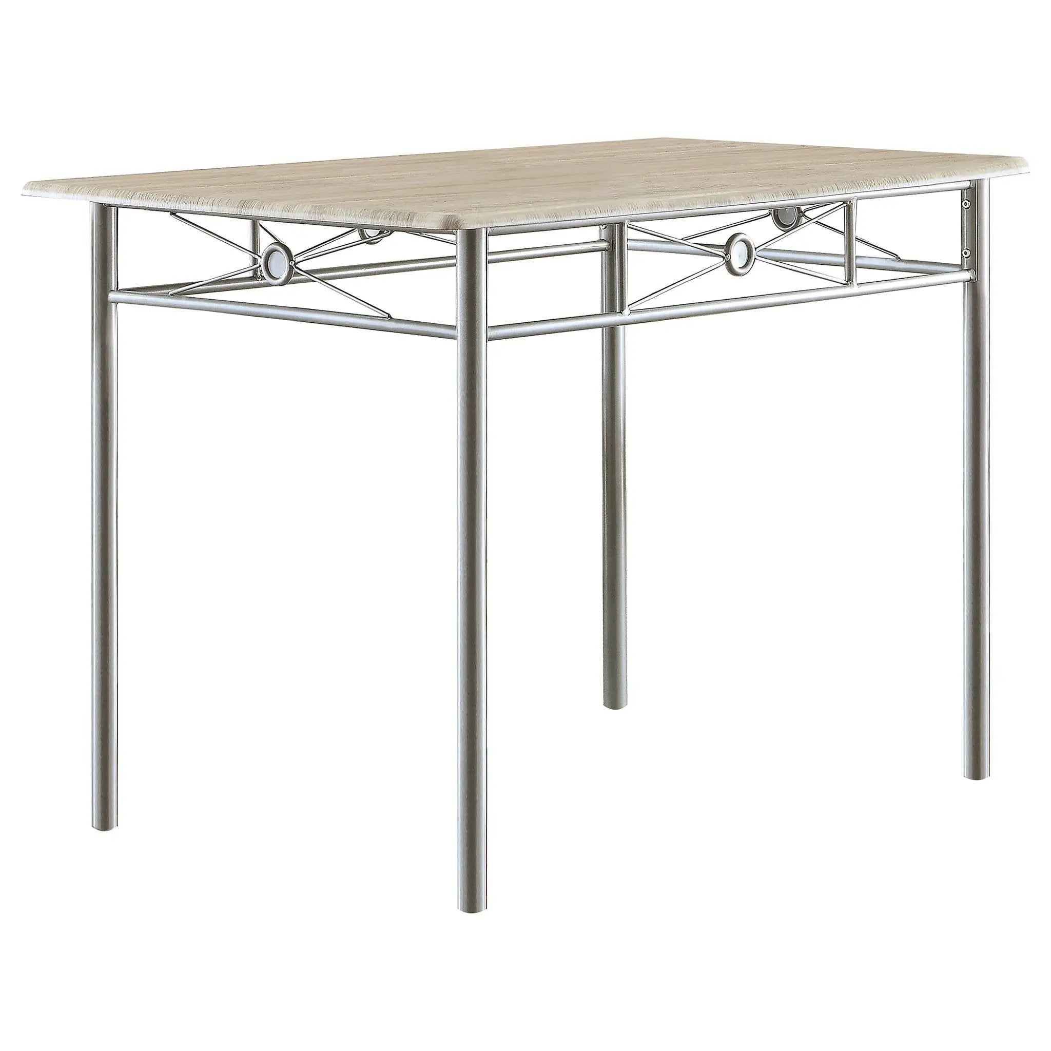 5 Piece Rectangle Dining Set With Tubing Base by HouseOfZazla