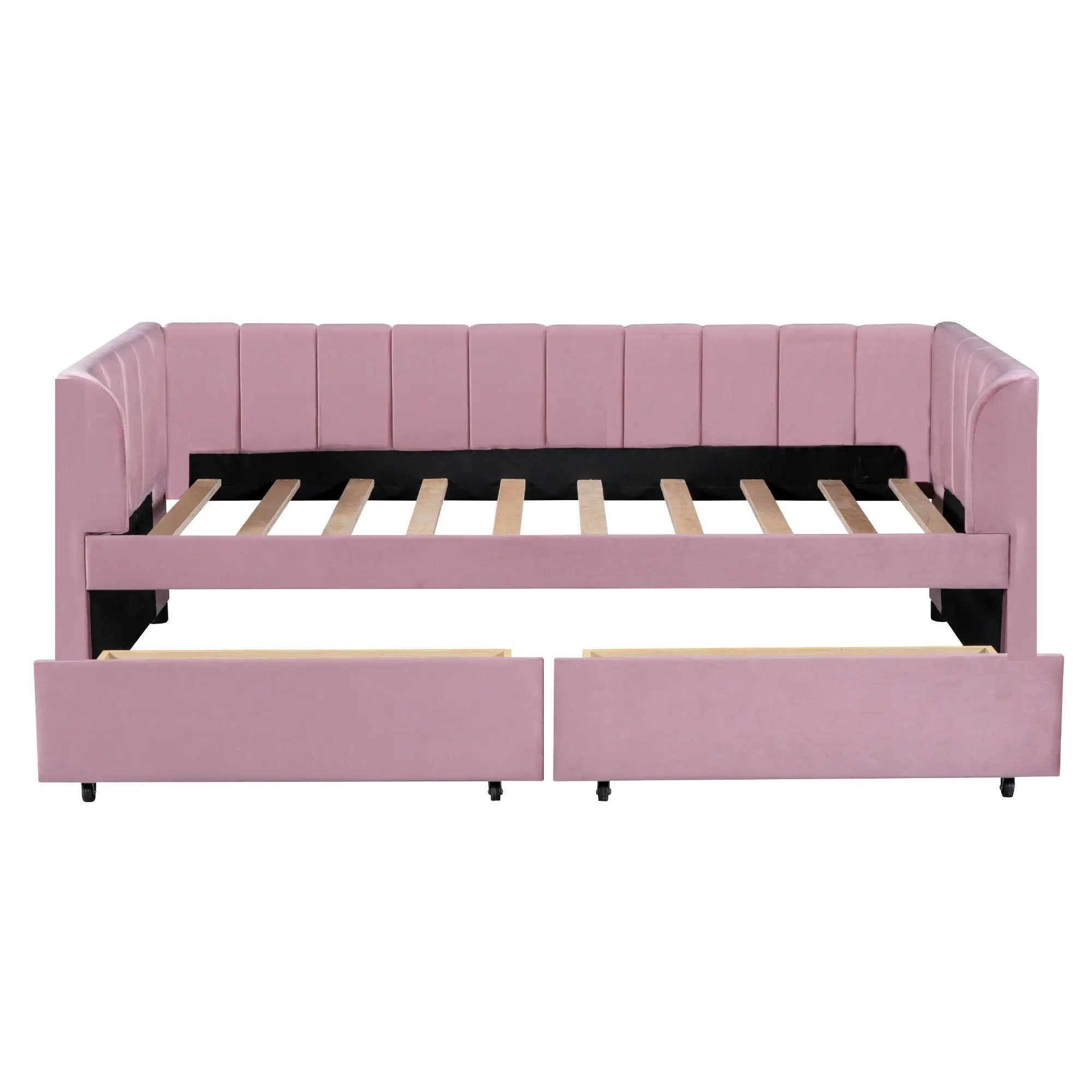 Upholstered Daybed With Ergonomic Design Backrest by Unique Piece Furniture